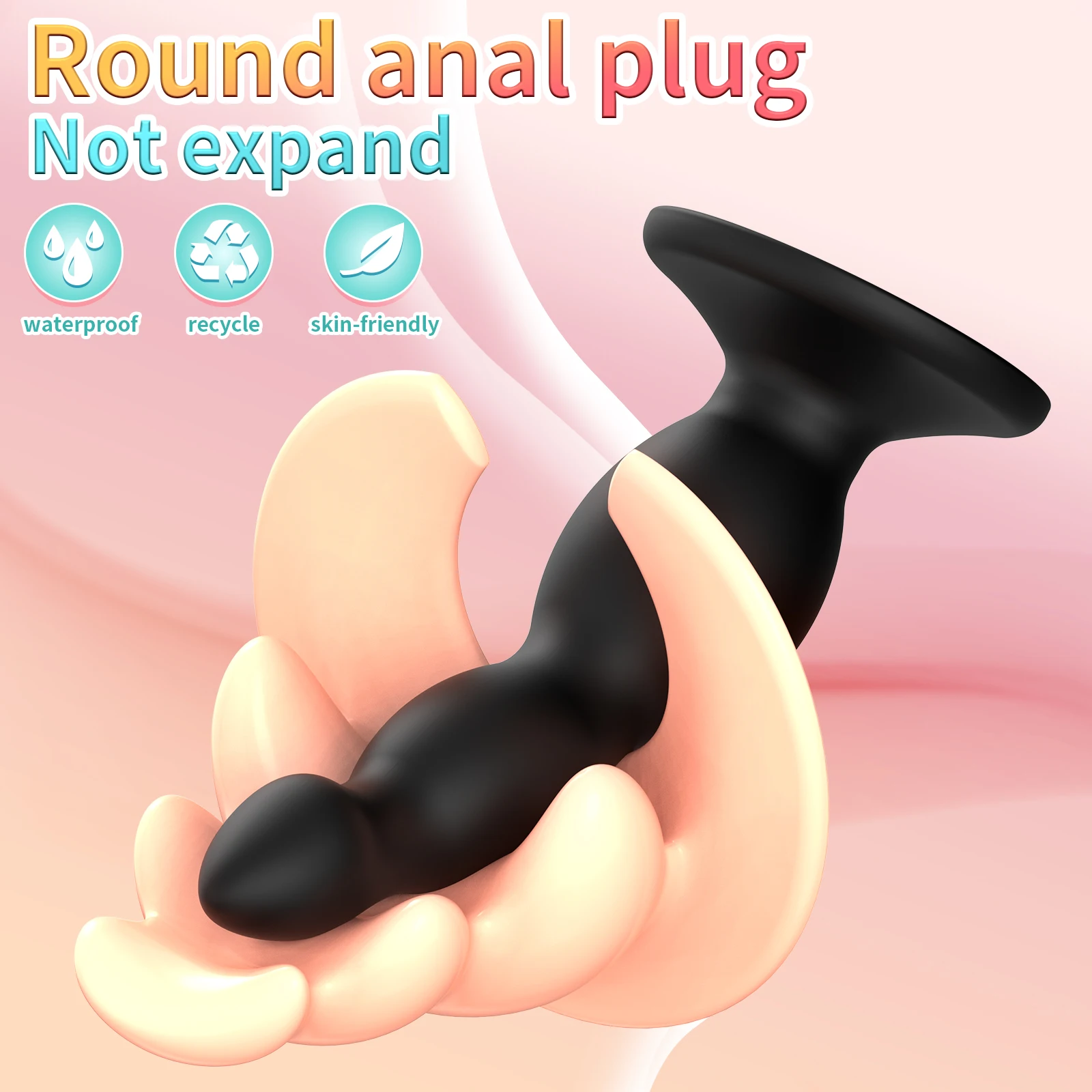 3 Size Dildo Anal Plug with Strong Suction Cup Butt Plug Ass Anus Trainer /Dilation /Expand Sex Toys For Women Men Masturbation view 3
