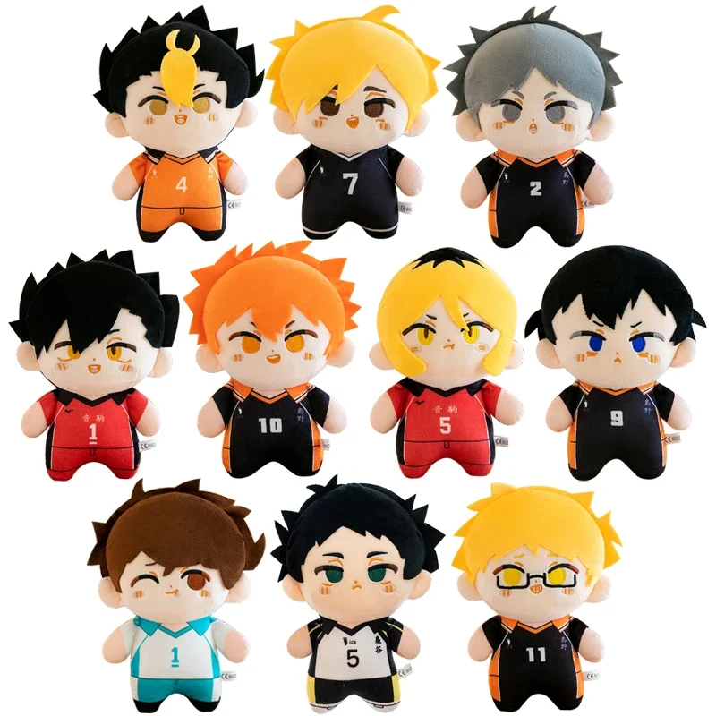 23cm Haikyuu! Juguetes de Peluche, Adorables Muñecos de Anime Haikyuu, Hinata Shoyo, Tobio Kageyama y Daichi Sawamura, Colección de Peluches, Regalo