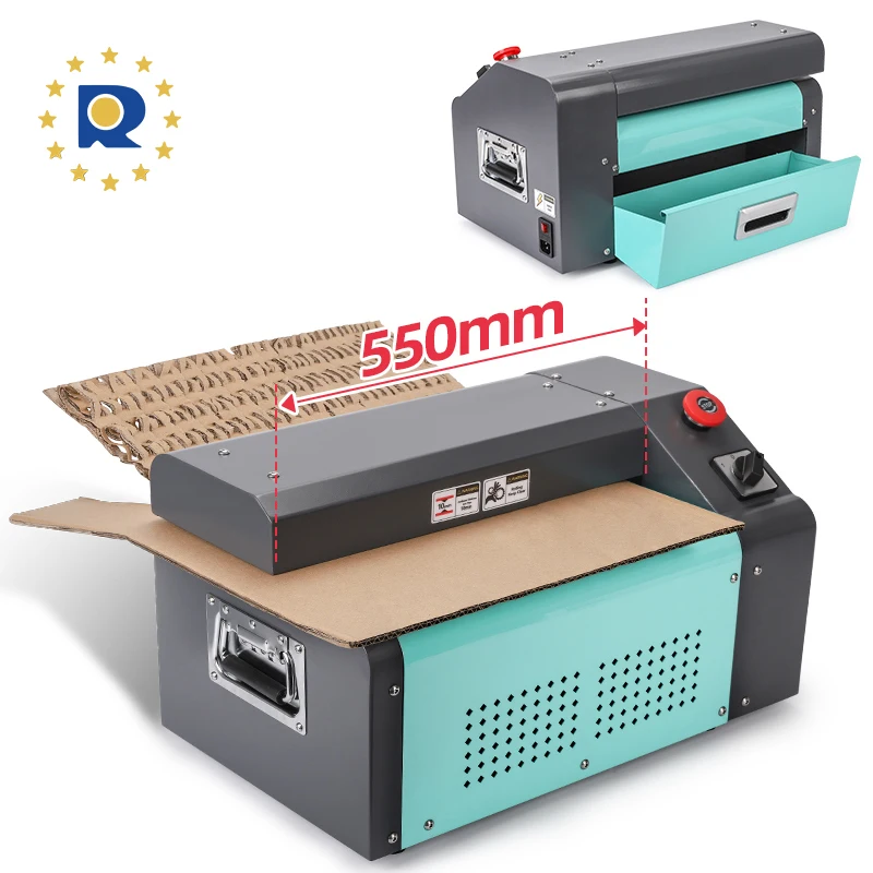 550mm ECO Friendly Waste Carton Reusable Cushion Packing Cardboard Shredder Small Machine for Home Business