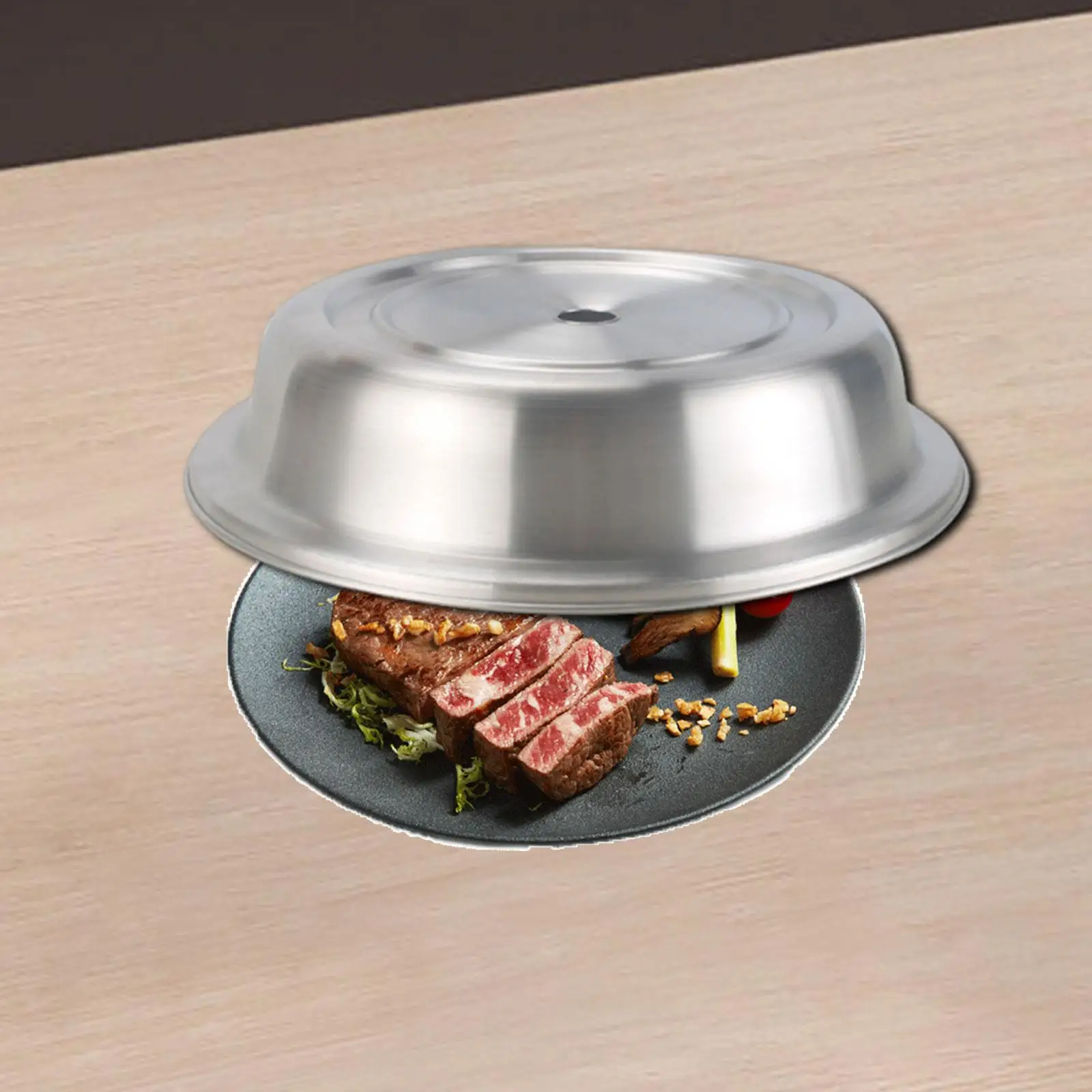 

Cheese Melting Dome, Burger Cloche Plate Cover Steak Cover for Steaming Vegetable