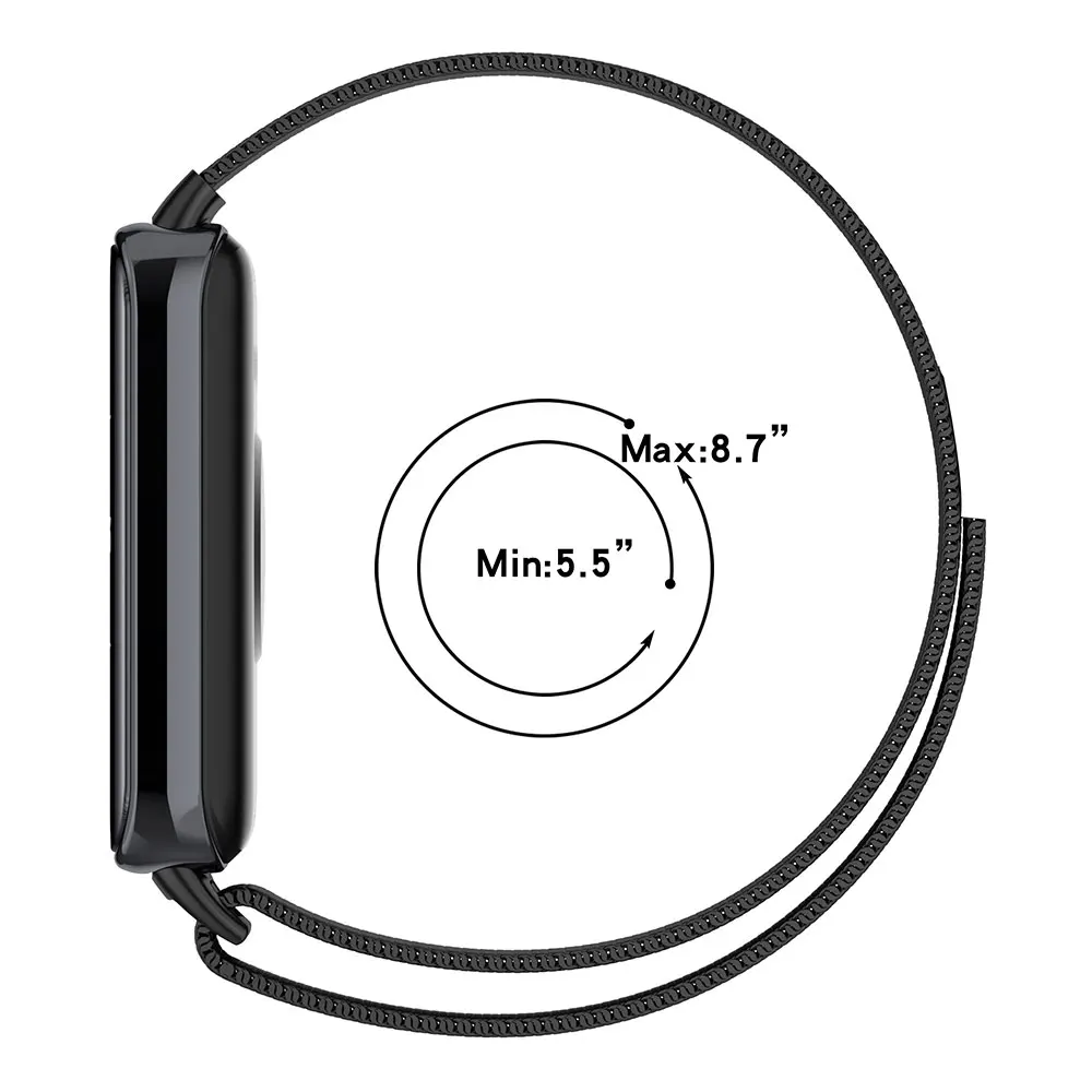 Metalowy pasek do zegarka dla Honor Band 9 Pasek do bransoletki Pasek Honor Band 9 Wymienne metalowe akcesoria do inteligentnych zegarków na nadgarstek