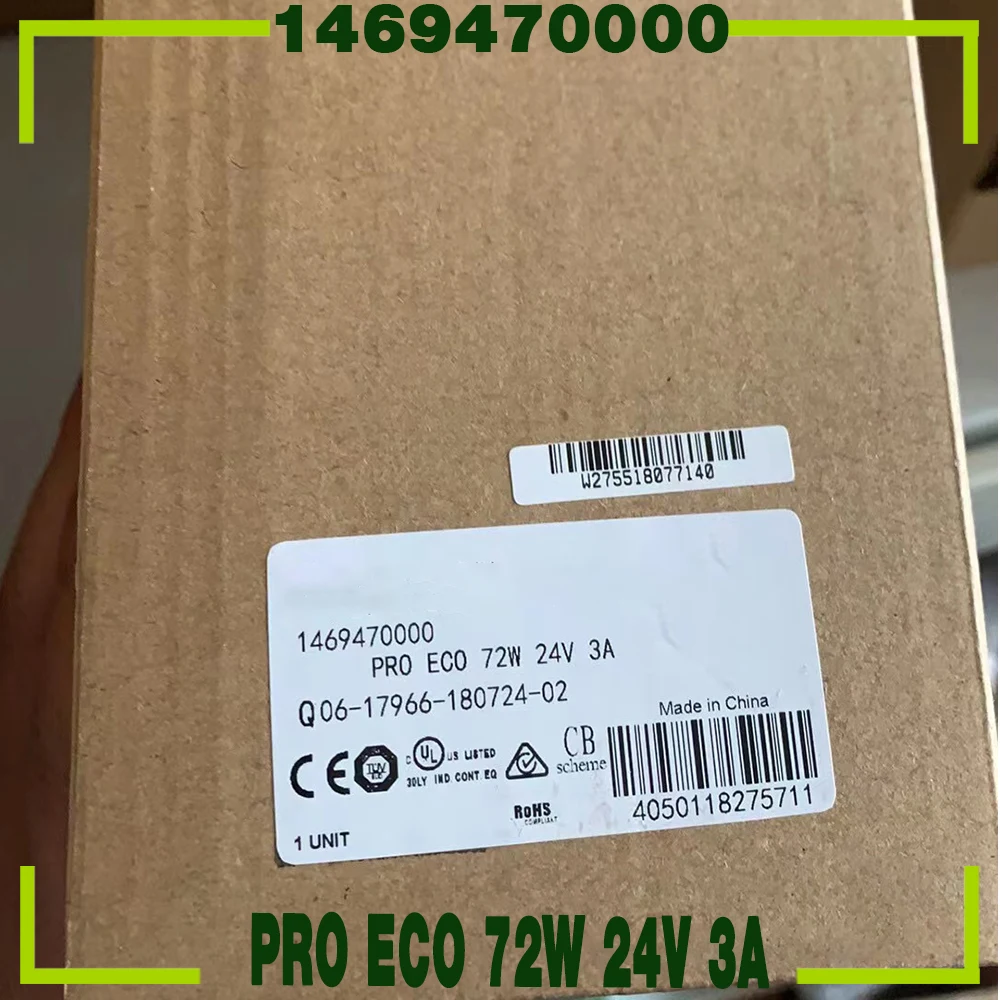 For Weidmuller Switching Power Supply PRO ECO 72W 24V 3A 1469470000 