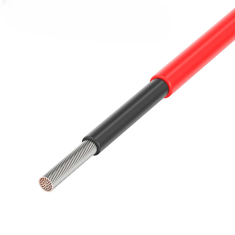 RETIE Solar Cable 4mm ² Solar Panel Cable Photovoltaic Wires Red and Black Tinned Copper