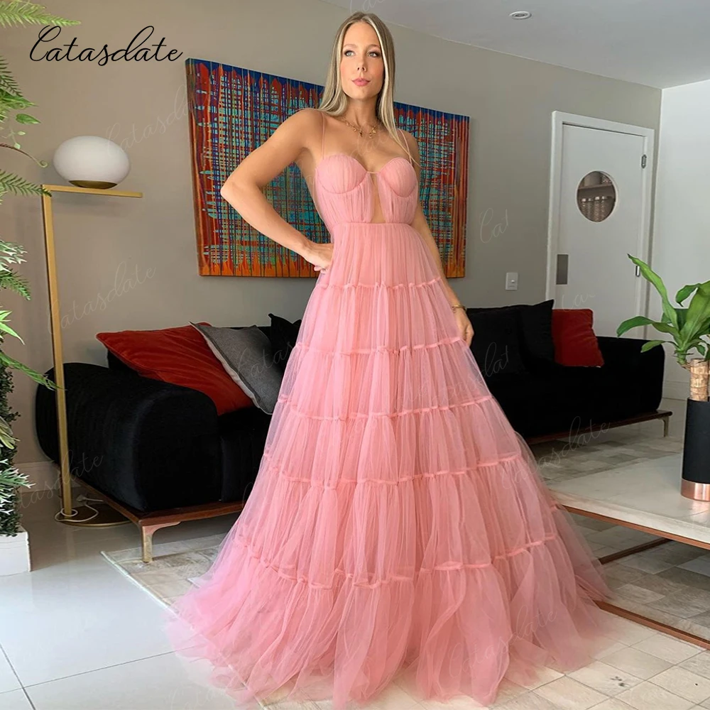 

Catasdate Formal Evening Party Dress A Line Prom Dress Formal Special Occasion Dress for Gala Party 2024 vestido verde claro