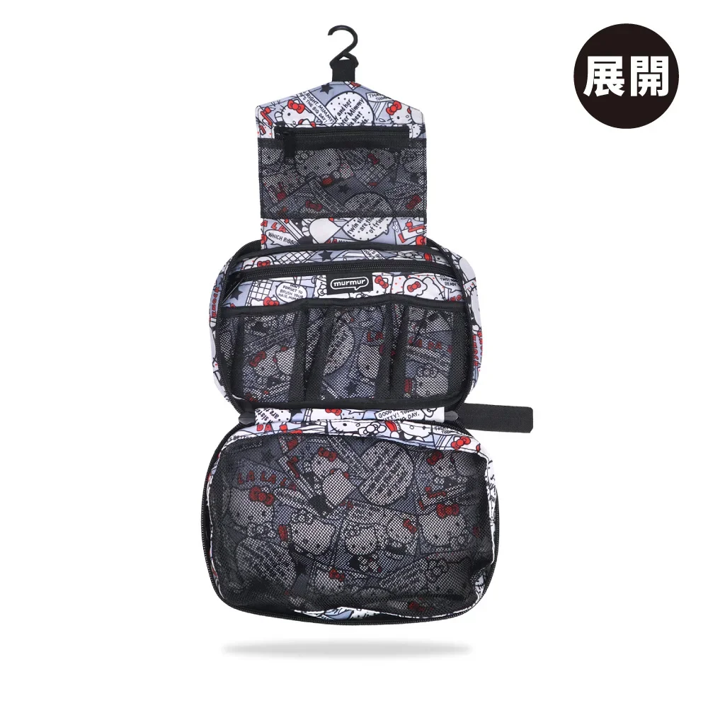 حقيبة غسيل جديدة حقيبة مستحضرات التجميل مرحبا كيتي لطيف أضعاف المحمولة حقيبة مستحضرات تجميل حقائب للمرأة سعة كبيرة التخزين