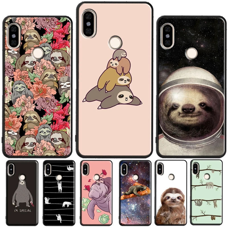 Sloth Stack For Redmi Note 11 Pro Phone Case For Redmi Note 10 Pro 7 8 9 Pro 10S 9S Redmi 10 9A 9T 9C