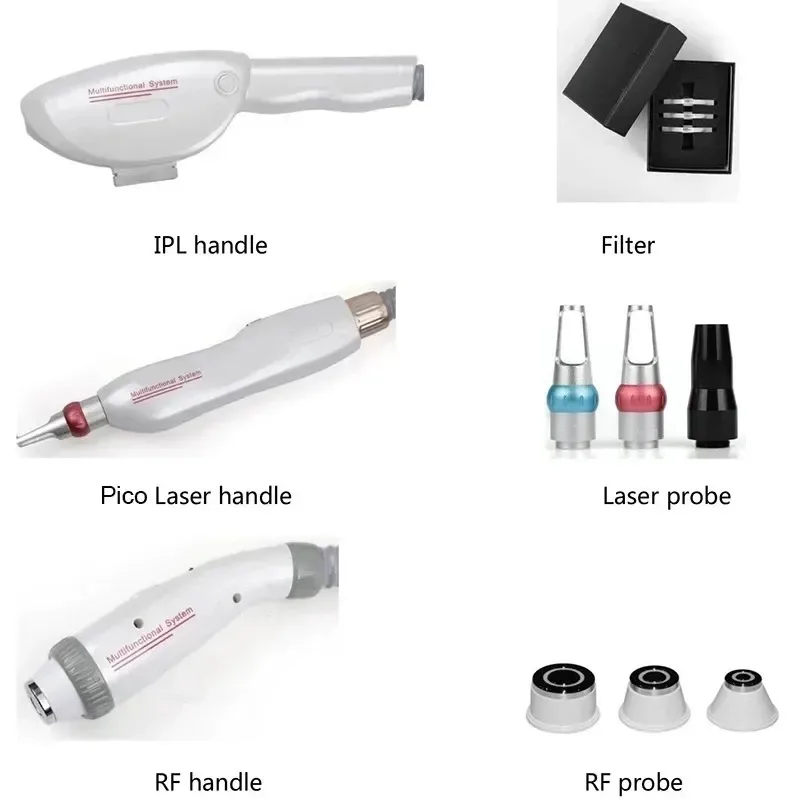 3 in 1 Multi-Functional Ffast Ipl Painless Hair Remover Tattoo Remover OPT Ipl Beauty Salon Hair Remover