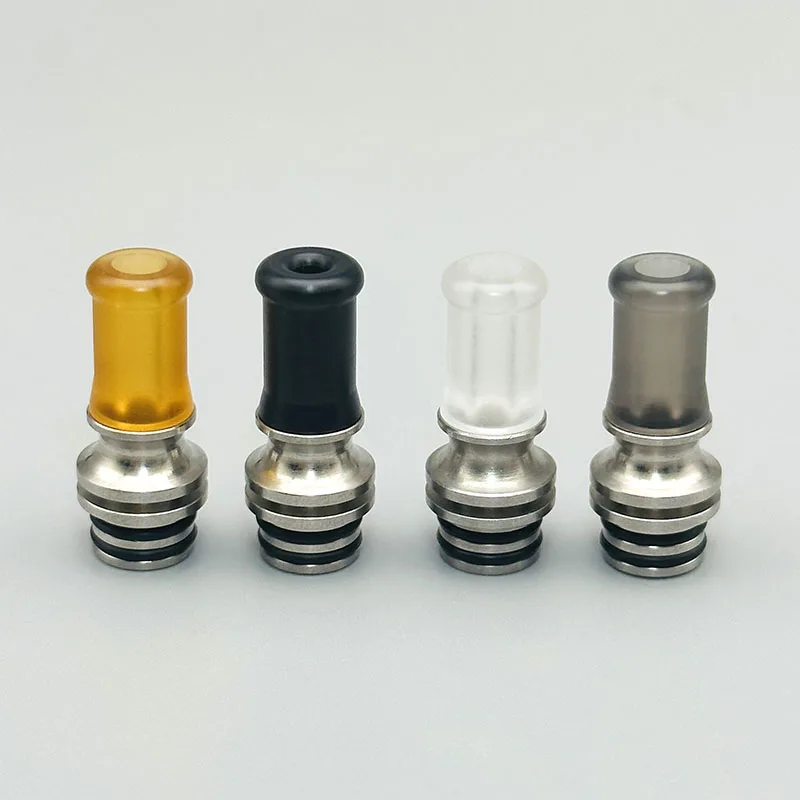 510 mtl drip tip heat resistance Mouthpiece 316ss pc pom pei material for rda rba rdta rta drip tip vaporizer tank atomizer