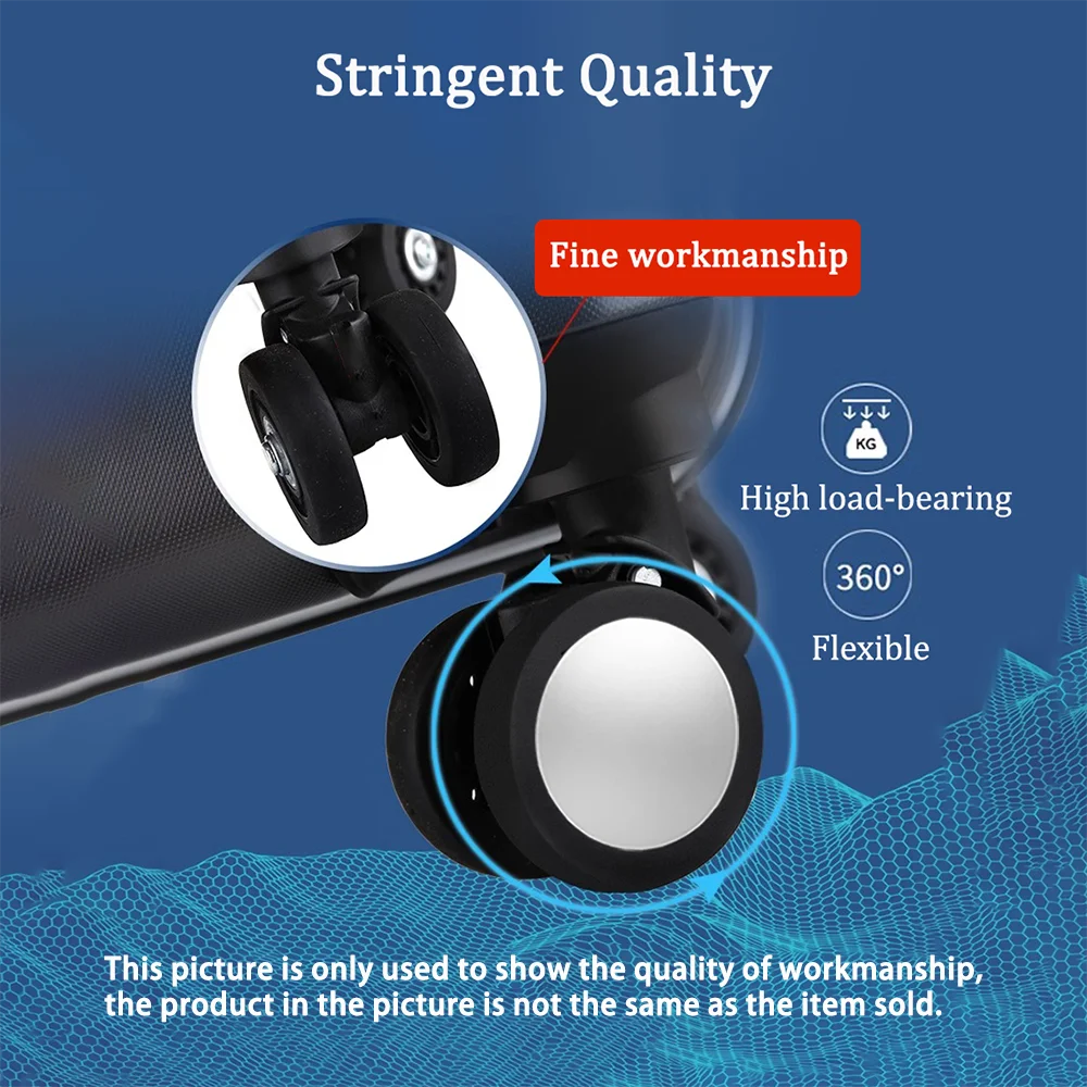 Suitable For LOJEL 1375 Luggage Wheel Trolley Case Wheel Pulley Sliding Casters Universal Wheel Repair Wear-resistant Slient
