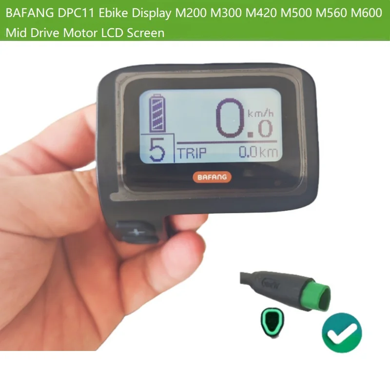 

DPC11 LCD Display BAFANG Mid Motor Control Panel for M200 M300 M420 M500 M560 M600 Electric Bike Accessories