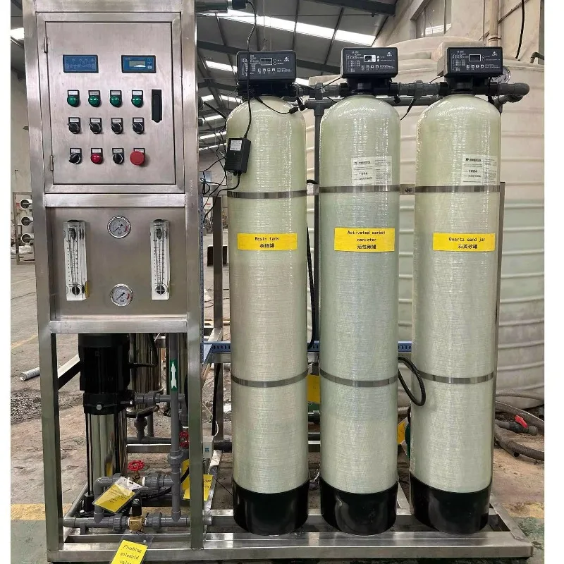 Industrialized Water Treatment Equipment 2000LPH 48TPD For Cosmetics Factory RO Filtration System