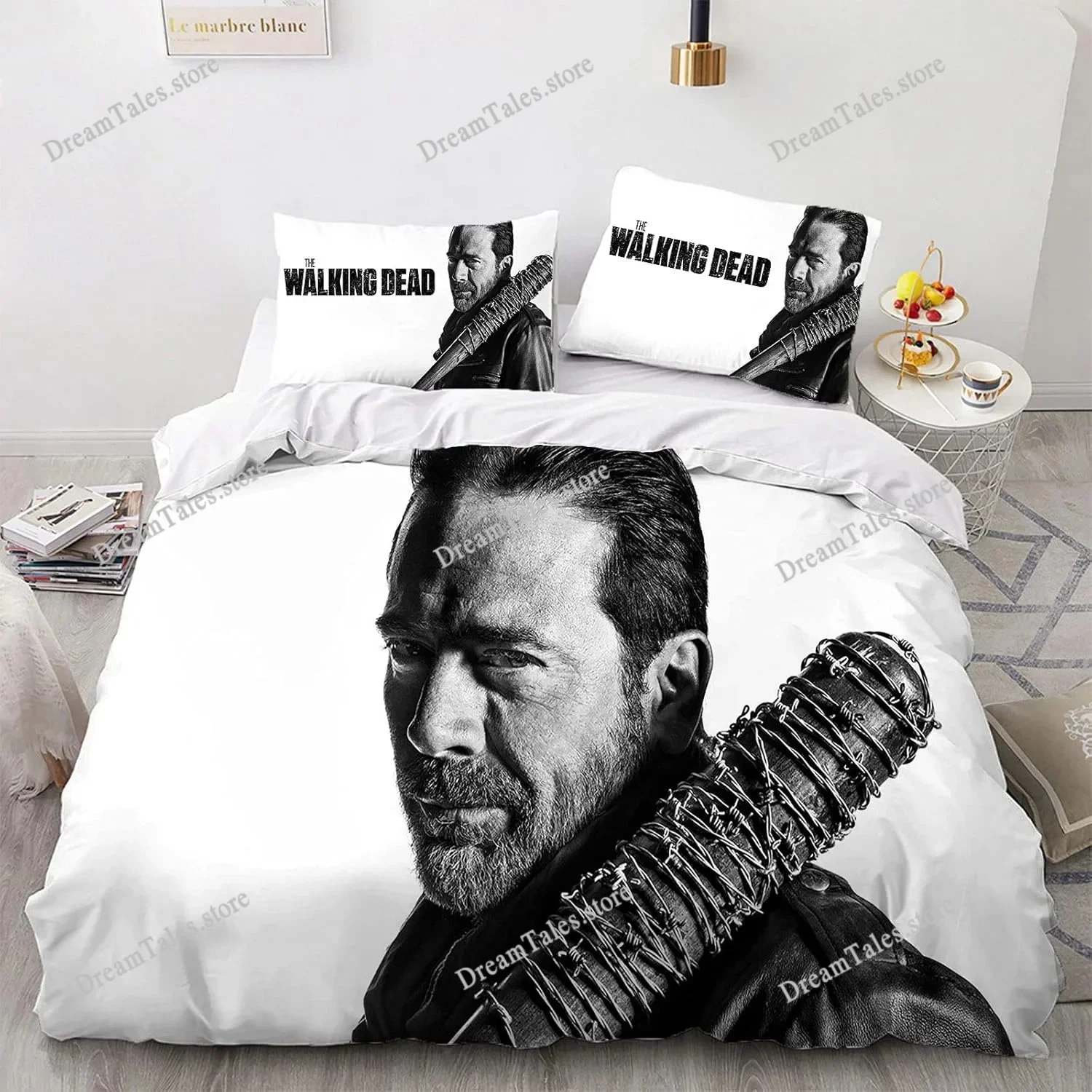 The Walking Dead Duvet Cover Anime Cartoon Bedding Set Adult Boys Girls Bedroom Decoration Kids Gift Single Double King Size369