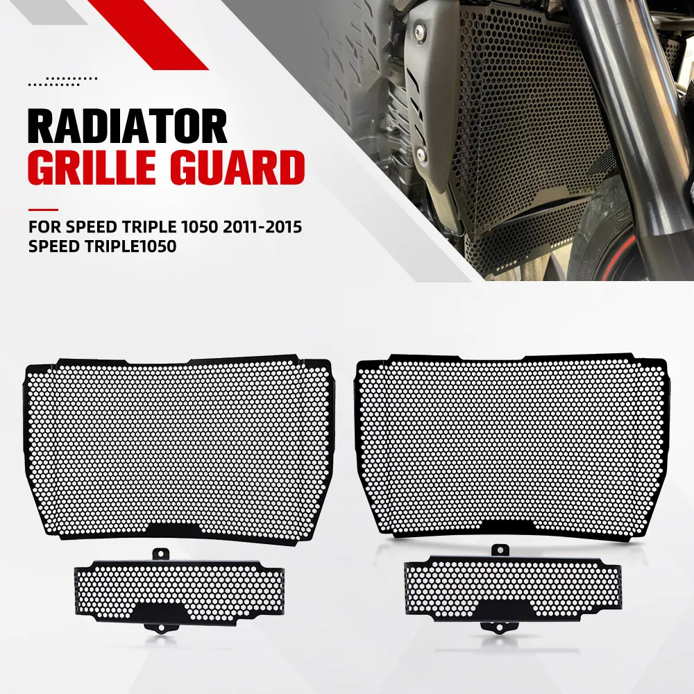 

For Speed Triple 1050 2011 2012 2013 2014 2015 Speed Triple1050 Motorcycle Radiator Grille Guard Cover Oil Cooler Protection