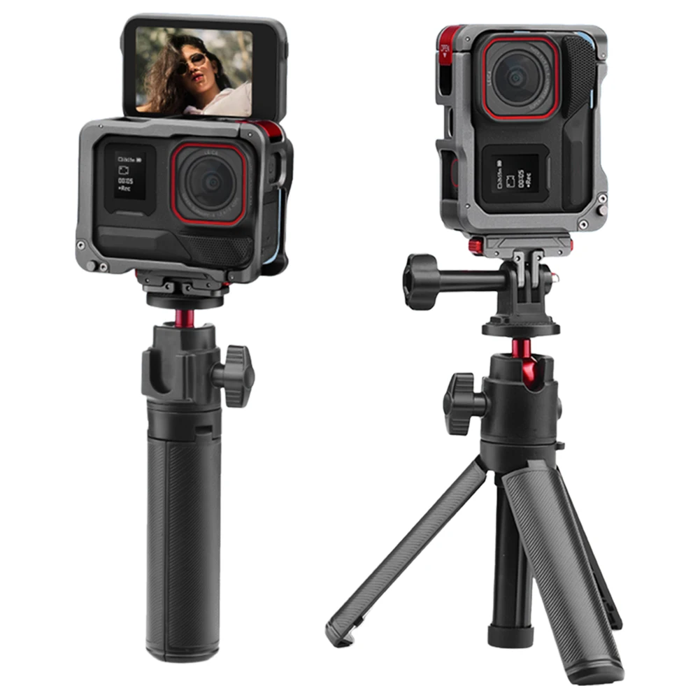 

Aluminum Case with Cold Shoe Mount Metal Cage Housing Sleeve for Insta360 Ace Pro 2 Camera Accessories