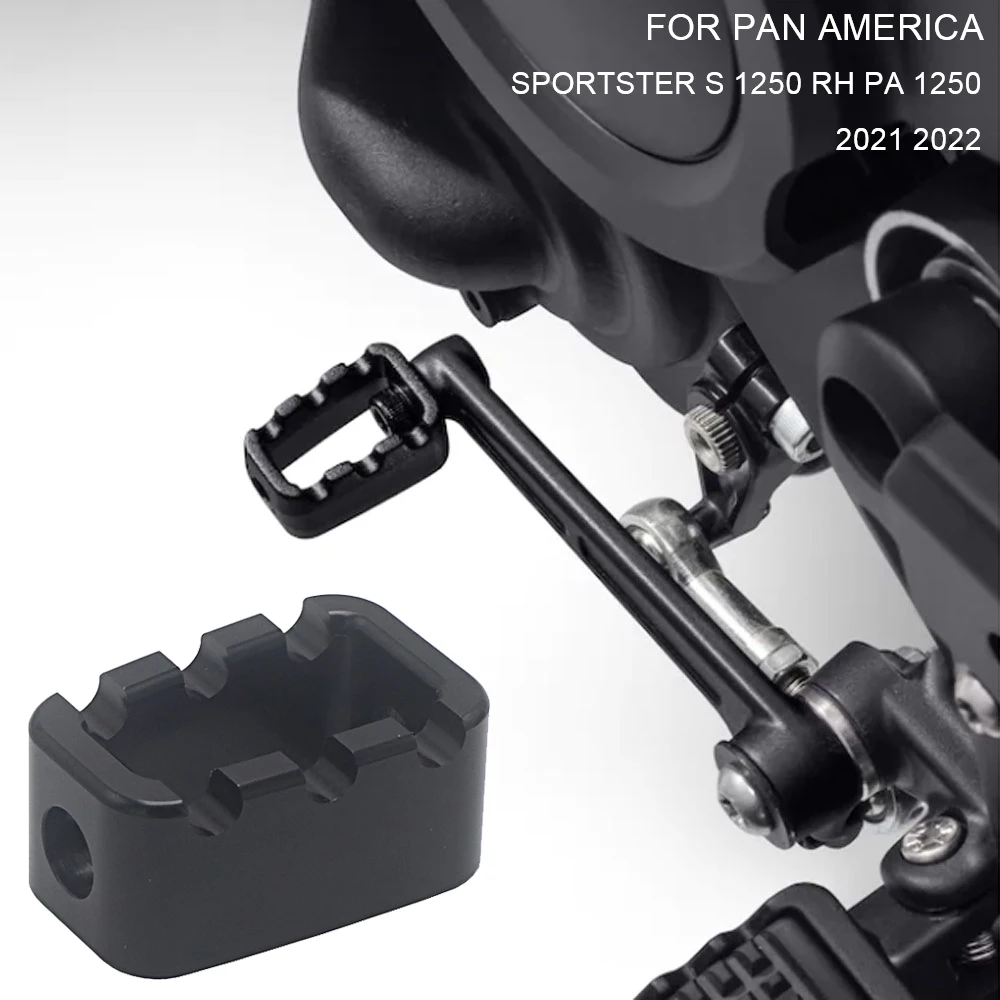 

FOR PAN AMERICA harley 1250 Sportster S 1250 RH PA 1250 2021 2022 Motorcycle CNC 80GRIT Shifter Peg Shifter Peg Kit Cover