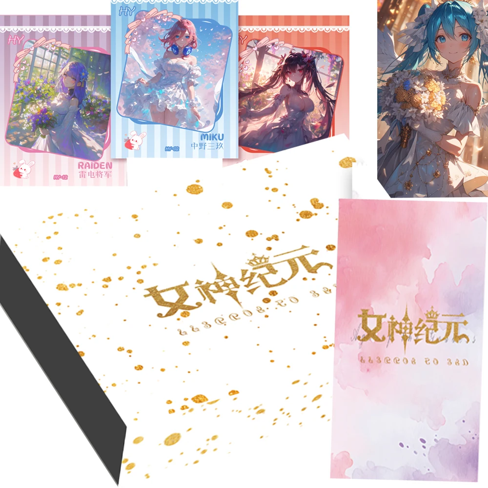 

Goddess Era Story Cards Collection for Kids Anime Game Girl Ayanami Rei Visual Feast Beautiful Character Cards Kids Gifts Toys