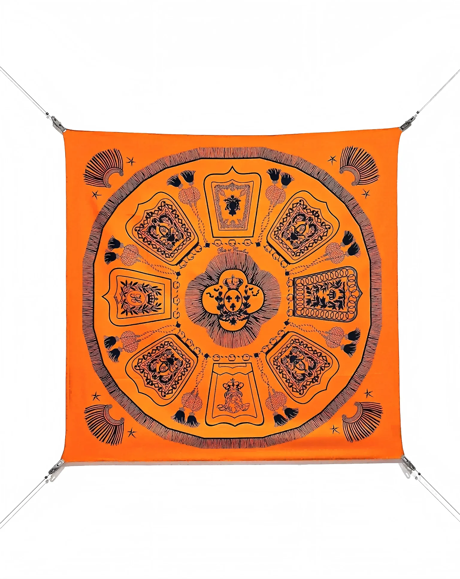 

High-end H Series Scarf Square Handmade Silk Square Double-layer Square 90x90cm Silk Shawl Scarf Shawl Silk Scarf High-end Gift