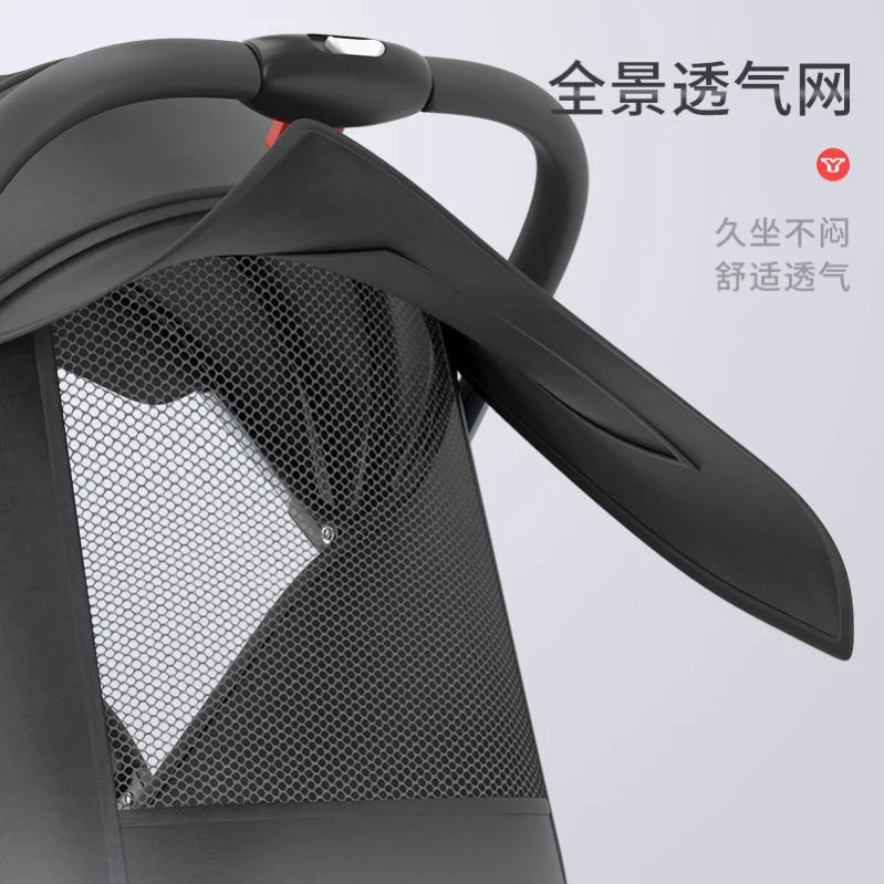 Детская коляска с откидной спинкой, легкая складная простая детская тележка-зонтик, портативная двусторонняя коляска для новорожденных