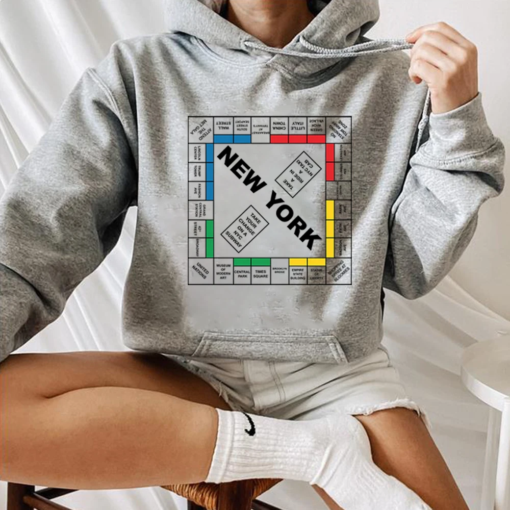 New York Monopoly Hoodie and Just Like That Sweatshirt New York Shit Carrie New York Monopoly Tee City Top Unisex Pullovers