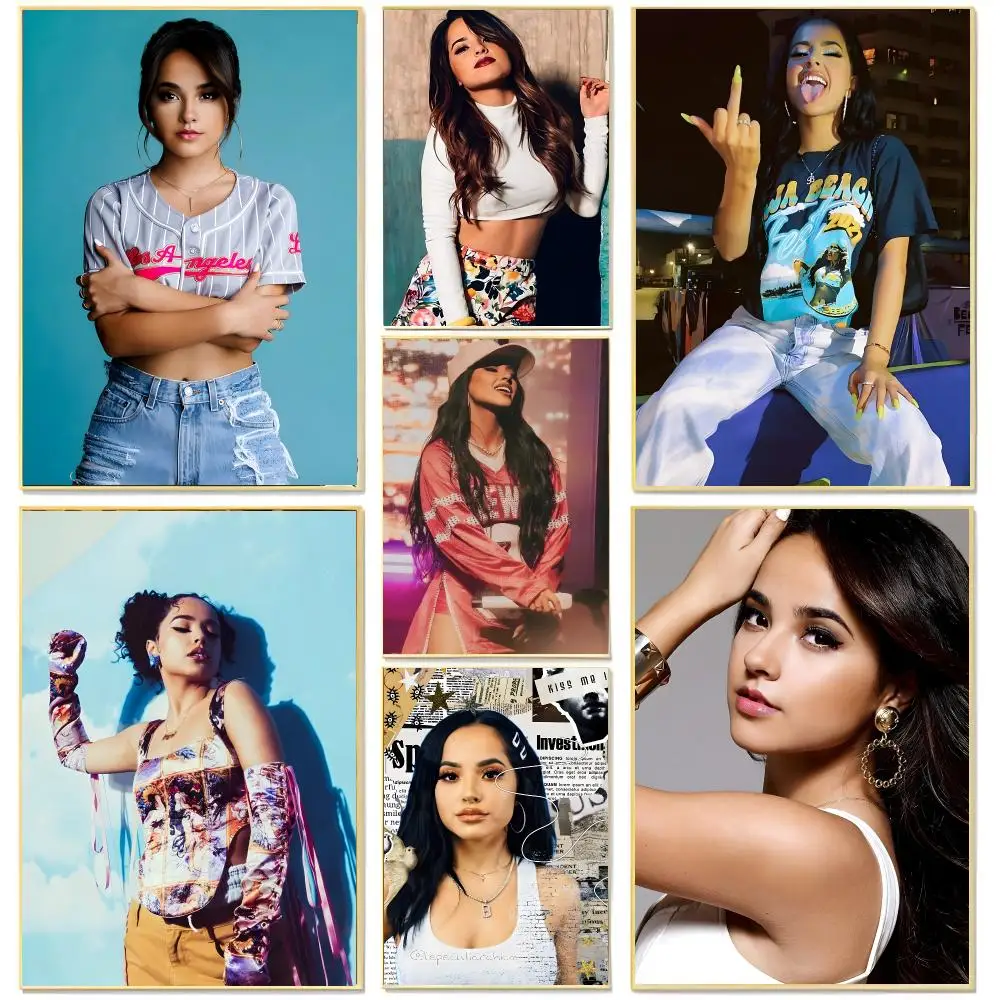 Singer Pop Becky G Poster Living Room Bedroom Decorative Print Unframed Decor
