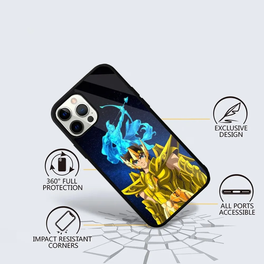 S-Saint Seiya Knights Of The Z-Zodiac Phone Case For iPhone 15,14,13,12,11,Plus,Pro,Max Mini Magsafe Magnetic Wireless Charging