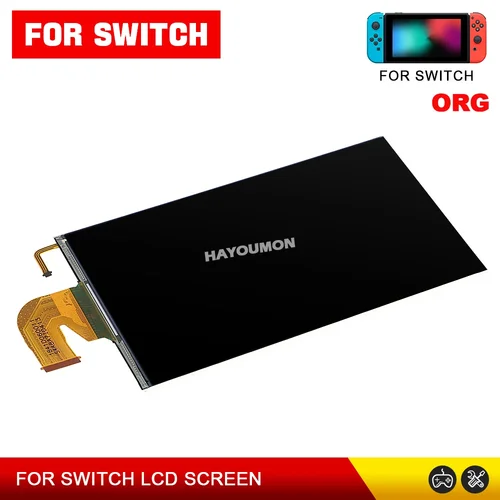 Pantalla LCD para Switch V1 V2, repuesto de cristal de pantalla LCD Original o OEM para consola de juegos NS Switch