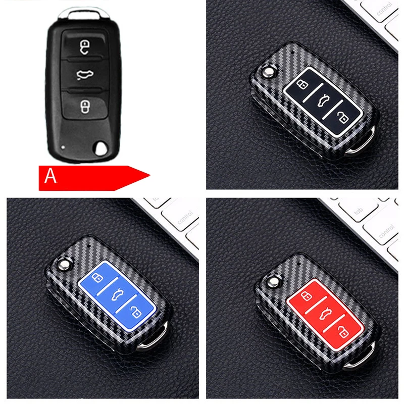 Car Key Case Cover For VW Volkswagen Golf 8 MK8 ID.3 ID.4 For Skoda Octavia A8 Seat Leon MK4 Cupra Formentor Tarraco Accessories