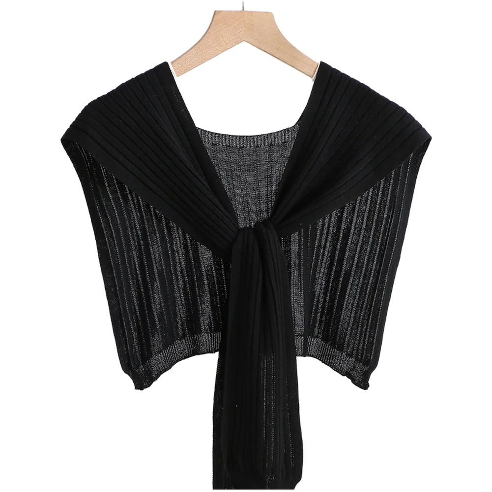 Ice Silk Shawl Wrap for Women Lightweight Polyester Sun Shielding Scarf UPF Rated for Neck Warmer and Casual Layering