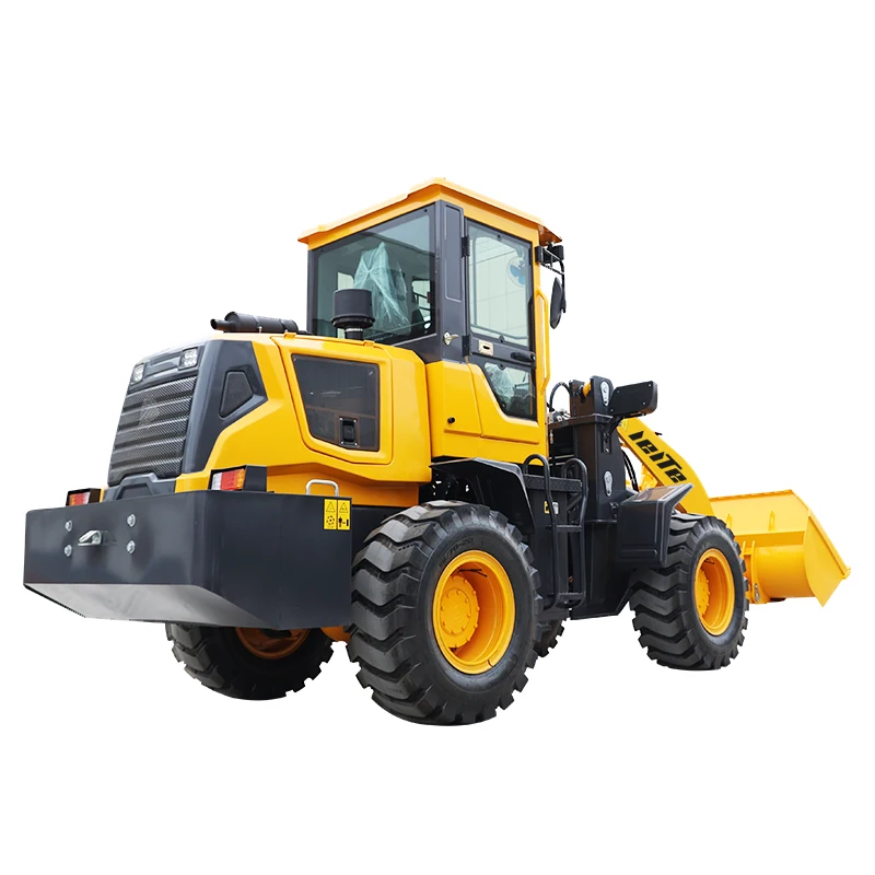 Mini caricatore idraulico a ruote multifunzione 1 Ton 2 Ton 3 Ton 5 Ton caricatore di fabbrica caricatore a ruote articolate con estremità frontale piccola