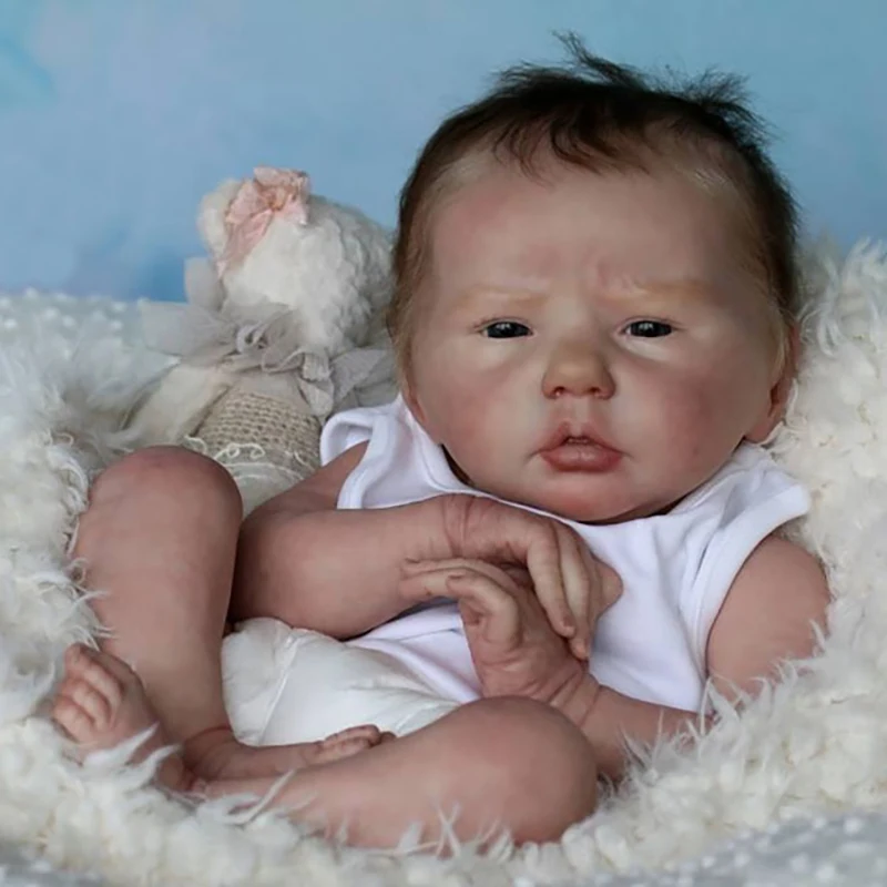 

19 Inch Reborn Doll Set Ellie-Sue Newborn Baby Size Popular Limited Edition Set Unfinished Doll Parts Cute and Realistic