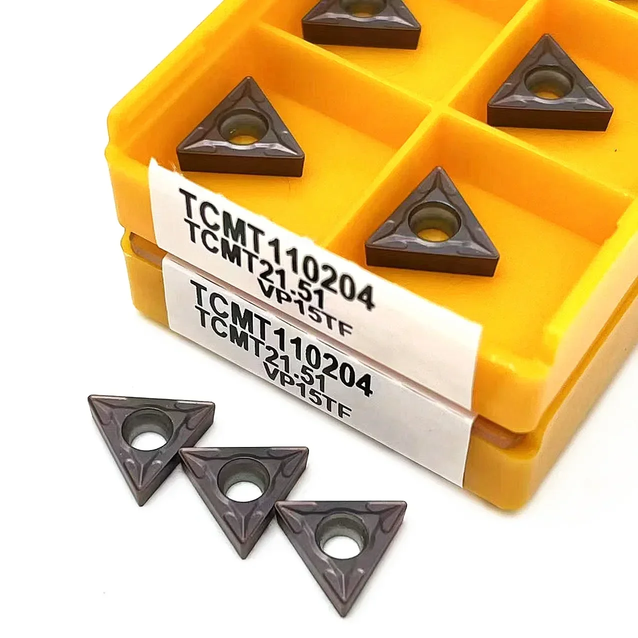 10pcs/box TCMT110204 VP15TF UE6020 US735 Carbide Tools Internal Milling Cutter TCMT 110204 CNC Insert Lathe Metal Turning Tool view 5