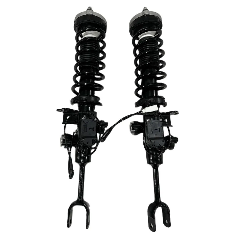 

Front and rear air shock absorber pillars