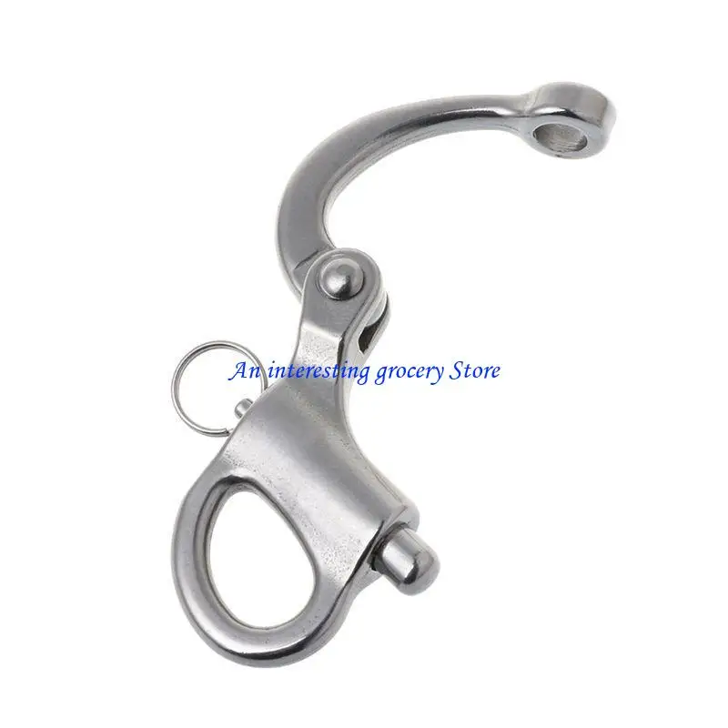 652D Rigging Sailing Fixed Bail Stainless Steel Shackle Fixed Eye Hook Sailing Boat Yacht Living