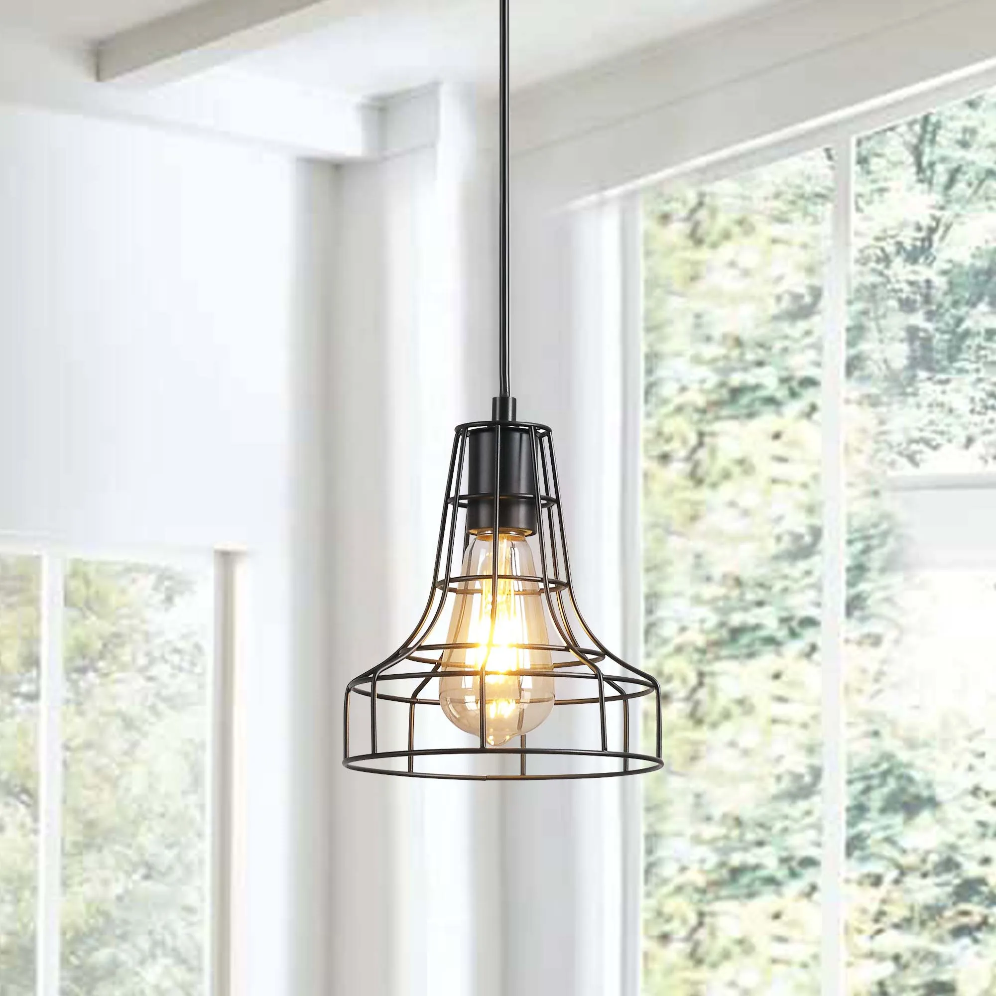 

1-Light Pendant Lights Kitchen Island Linear Chandelier Height Adjustable Kitchen Island Light Fixture Island Light