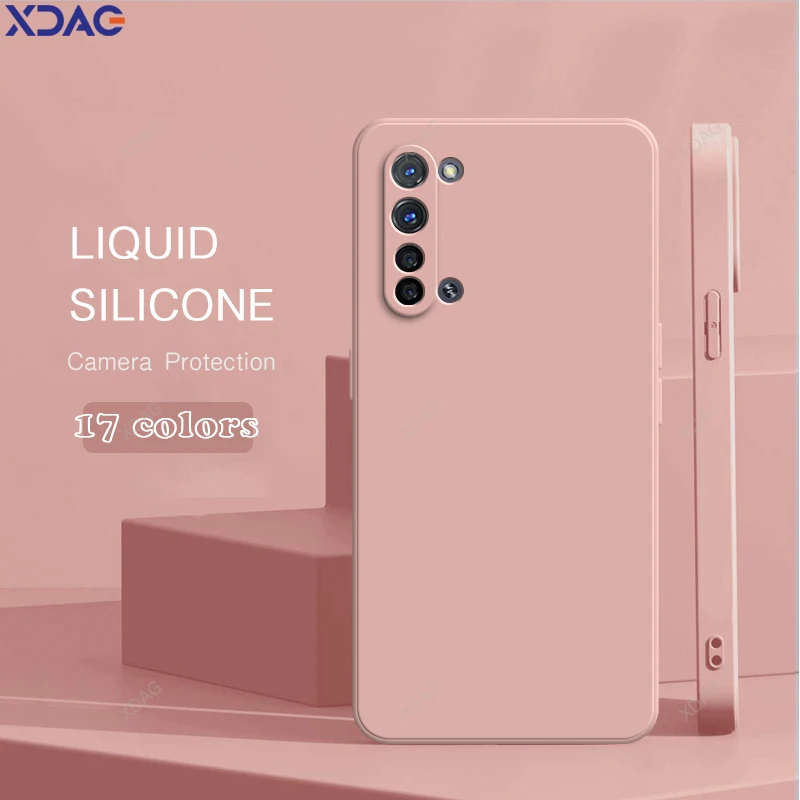 

Shockproof Basic Liquid Silicone Case for OPPO Find X2 FindX2 Lite Neo X2Lite X2Neo Pro 5G Square Phone High Qualtiy Soft Covers