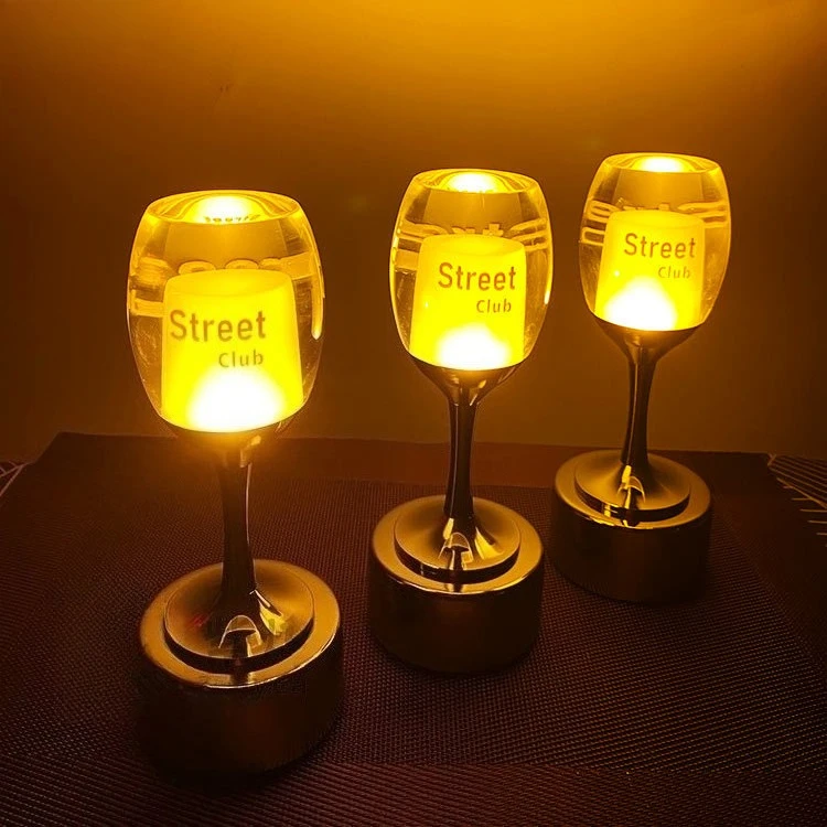 مصباح طاولة بار LED قابل لإعادة الشحن، ضوء ليلي إبداعي لتزيين مطعم المقهى KTV #3
