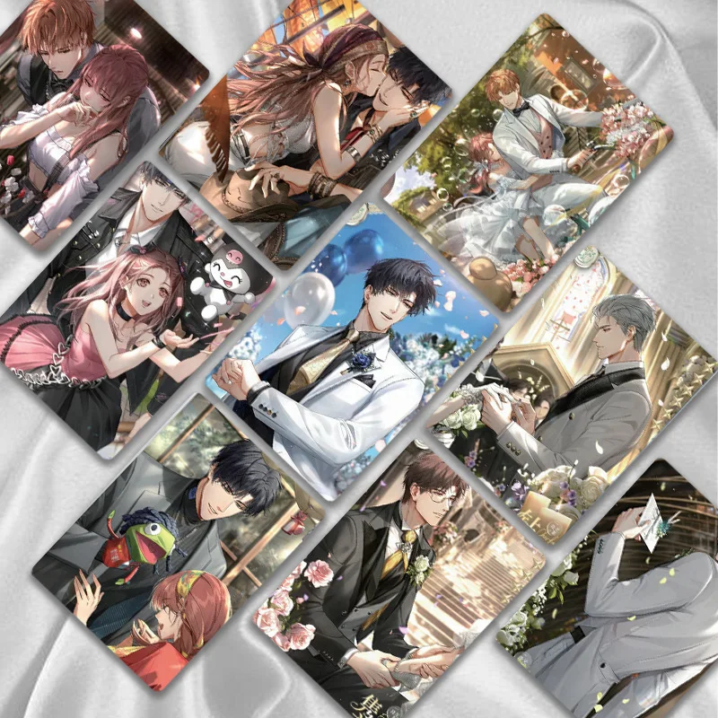 Anime Luz e Noite Cartões Lomo, Osborn Evan Sariel Figura Cosplay Photocard, Coleção de Fãs, Cartão Postal Exquisite, 50pcs por conjunto