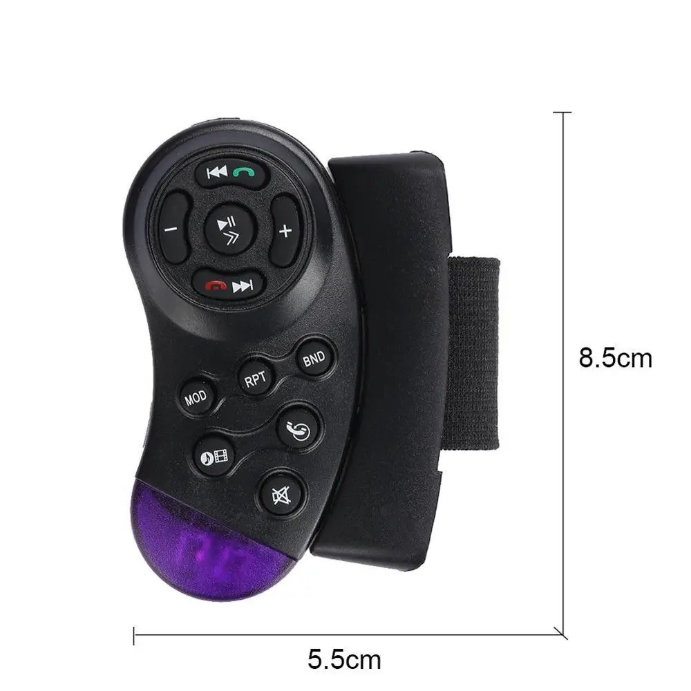 High Quality Black ABS Universal Vehicle DVD Car Player Steering Wheel IR Remote Control Car Electronics - Image 6