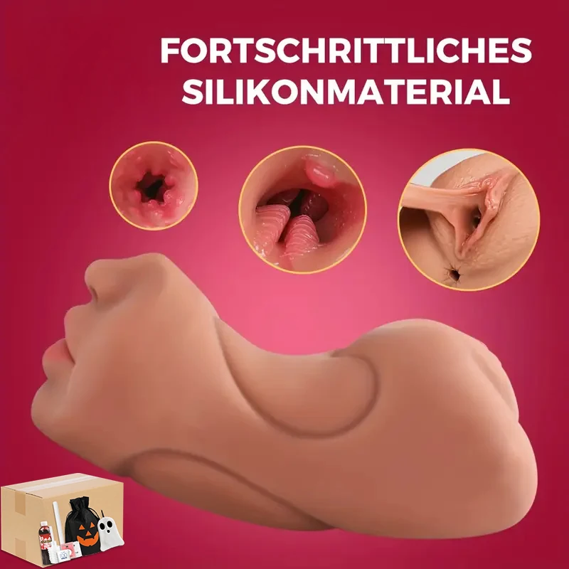 3 في 1 دمية جنسية مع وجه TPE المحمولة الكبار الجنس الحب لعب المهبل الذكور الضارب الاستمناء الحلق العميق الفم للرجال الكبار مثير #2