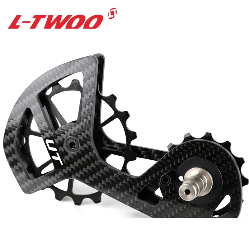 LTWOO Road Bike Ceramic Bearing Carbon Fiber Derailleur Cages For Shimano 105 5800 6800 Ultegra Rear Derailleur Pulley Wheel Set