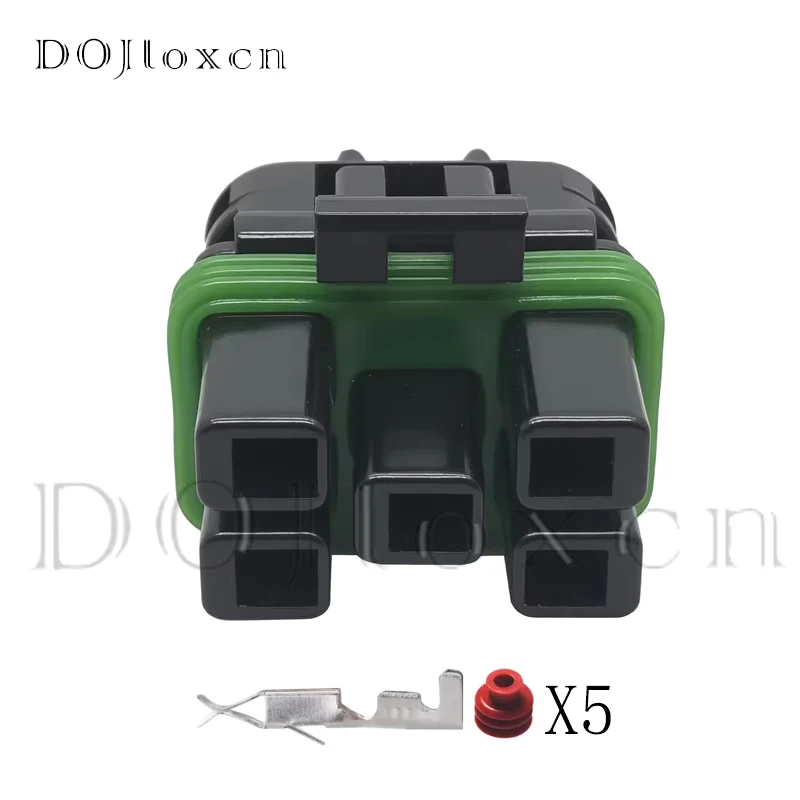 

1 Set 5 Pin Automotive Wiring Harness Connector For The 60 Series Detroit ECM Excavator LED Lights And More