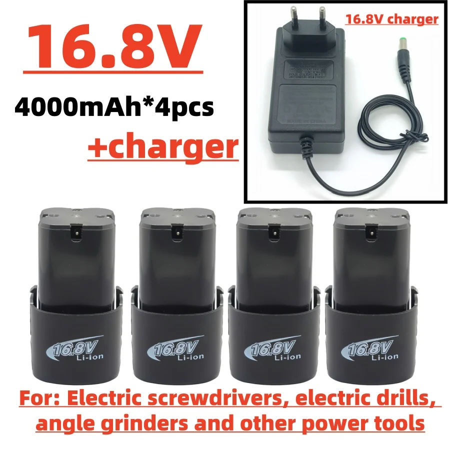 16.8V 2000mAh/3000mAh/4000mAh Li-Ion Battery Replacement for Electric Screwdriver Multi-Purpose Drill 18650 Lithium Battery image 3