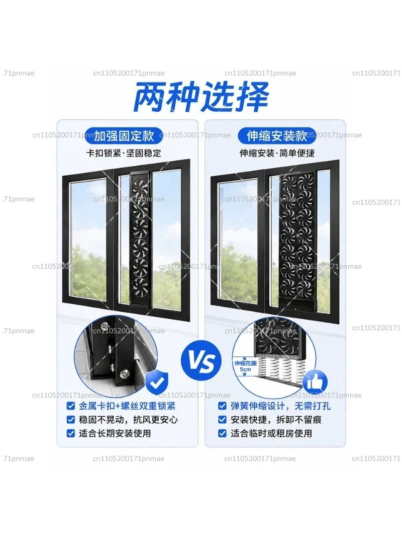 Window Exhaust Fan Silent Fresh Air Intake Efficient Kitchen Ventilation System
