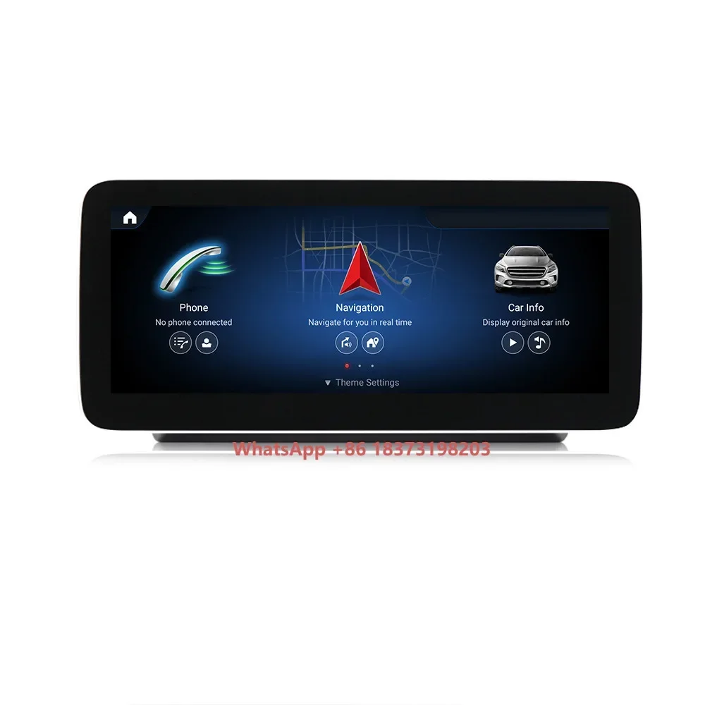 Large Screen Car Navigation All-in-one 1080p CarPlay WIFI Android 10.25 Inch Mercedes 13-18 C-Class Navigation