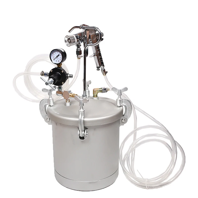 XQ-10 Wall Spray Paint Pressure Bucket 10L Atomized Spray Paint Bucket Industrial Grade Watercolor Spray Paint Gun Machine
