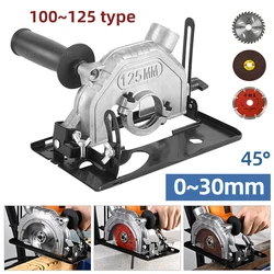 Hand Angle Grinder Converter Refit Electric Chain Saw Circular Saw Woodworking Tool Table Saw Protective Cover Universal Bracket