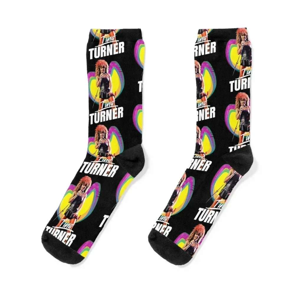 Tínà Túrnèr Rock n Roll Socks funny sock hiphop set hockey Women's Socks Men's