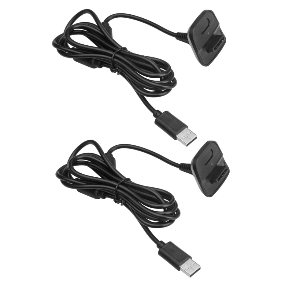 

500pcs USB Charger Charging Cable 1.5m for Xbox 360 Wireless Controller Gamepad Power Supply Cord Cables