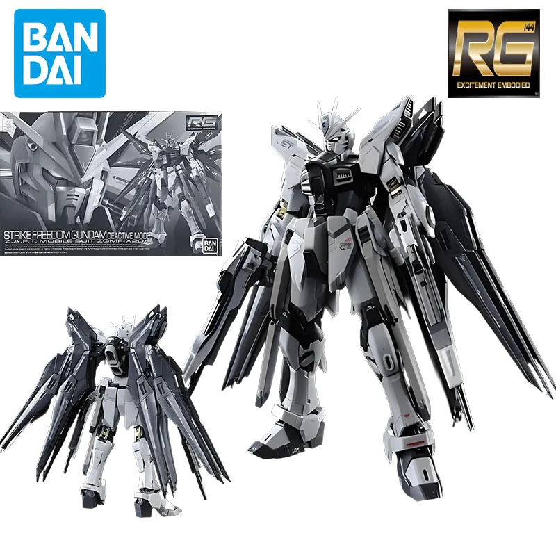 

Подлинная оригинальная модель BANDAI, комплект RG 1/144 STRIKE FREEDOM GUNDAM ZGMF-X20A, аниме, экшн-фигурка, сборная модель, игрушки, подарки для мальчиков