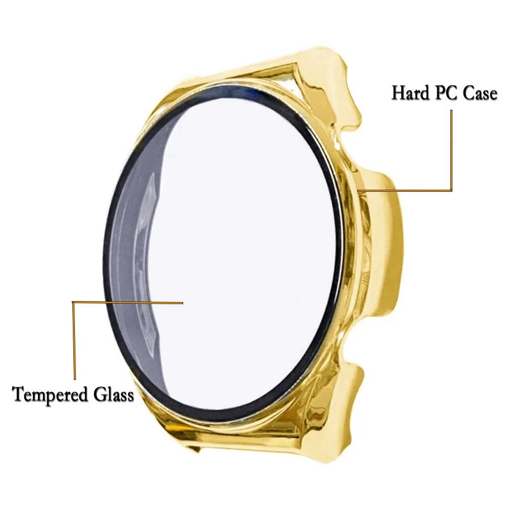 For Xiaomi Watch S1 Hard PC Watch Case+Tempered Film 2 in 1 Shell Watch Screen Protection With Tempered Glass